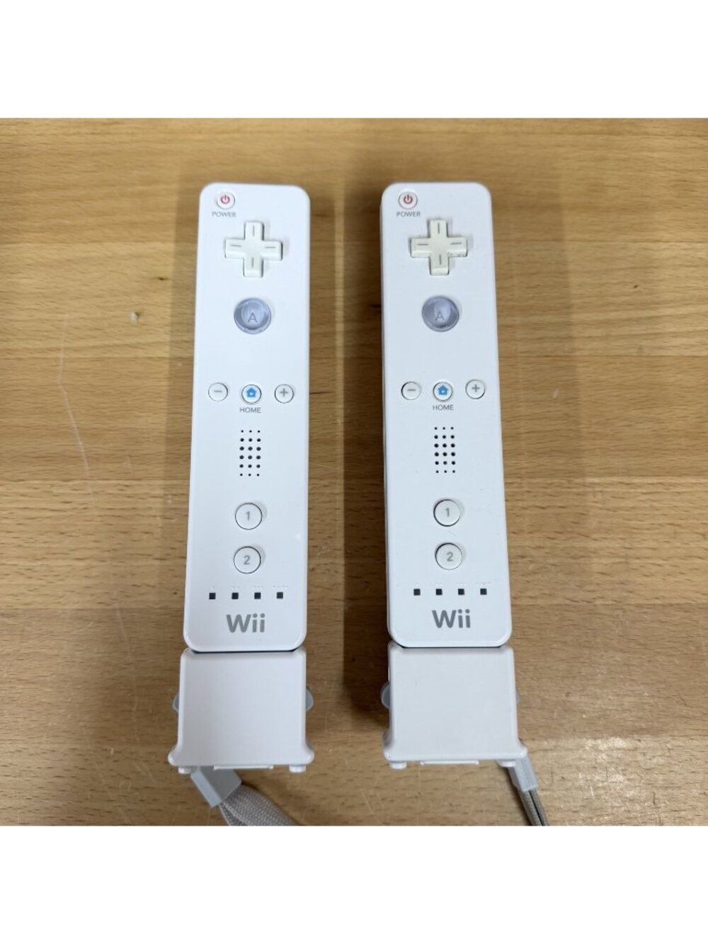 Nintendo Wii 2 Remote RVL-003 Bundle LOT with 2 Motion Plus Adapter RVL-026 OEM